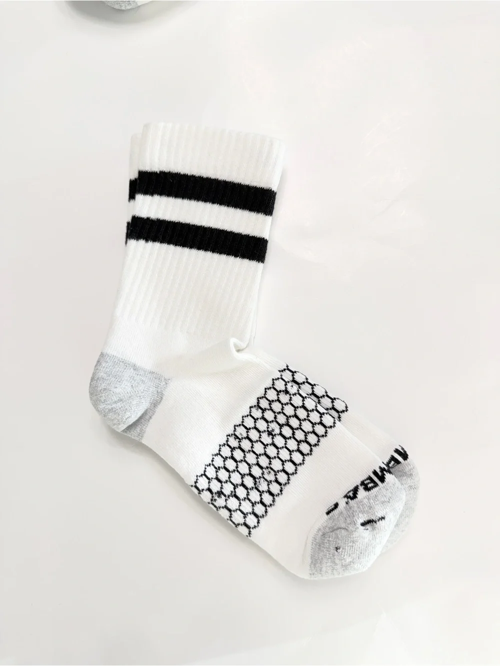 BOMBAS 2 Pair! Women's Vintage Stripes Quarter Sock LG